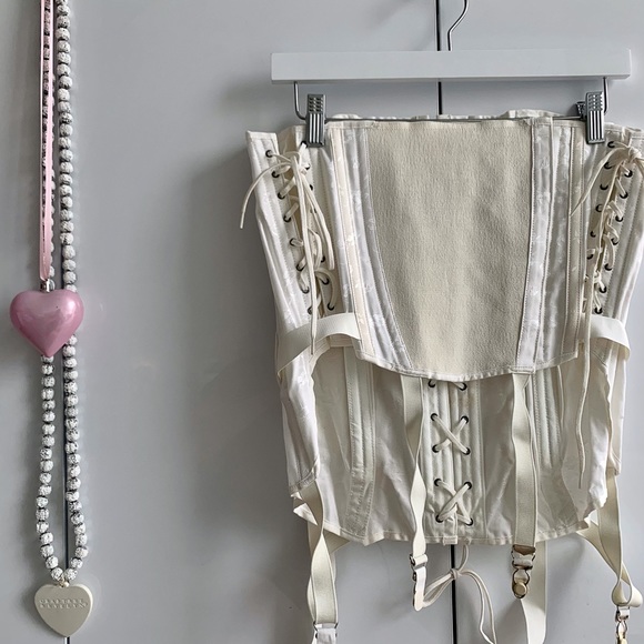 CAMP Vintage Corset Girdle Corset Style No. 93099 32" Garters Shaper White - Picture 12 of 14